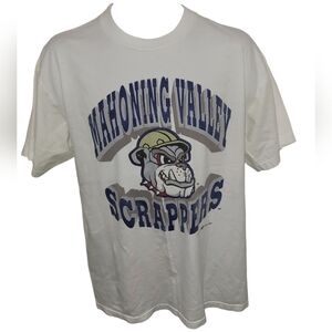 Vintage 1999 MAHONING VALLEY SCRAPPERS Tee Mens Large T-Shirt 100% Cotton